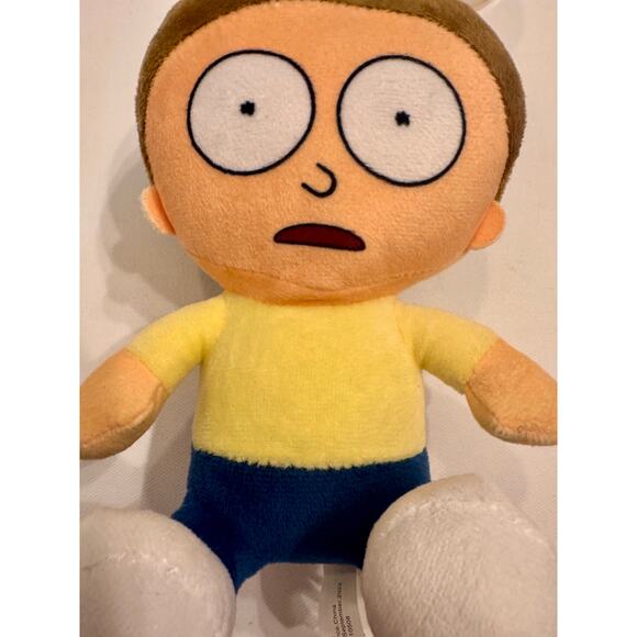 6" Toy Factory Adult Swim Sitting Morty Plush Toy Stuffed Excellent Condition - Picture 5 of 5